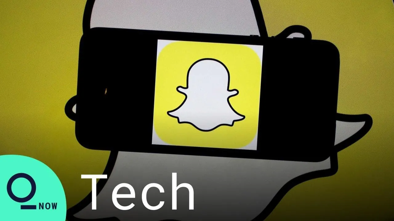 The Snapchat logo on yellow