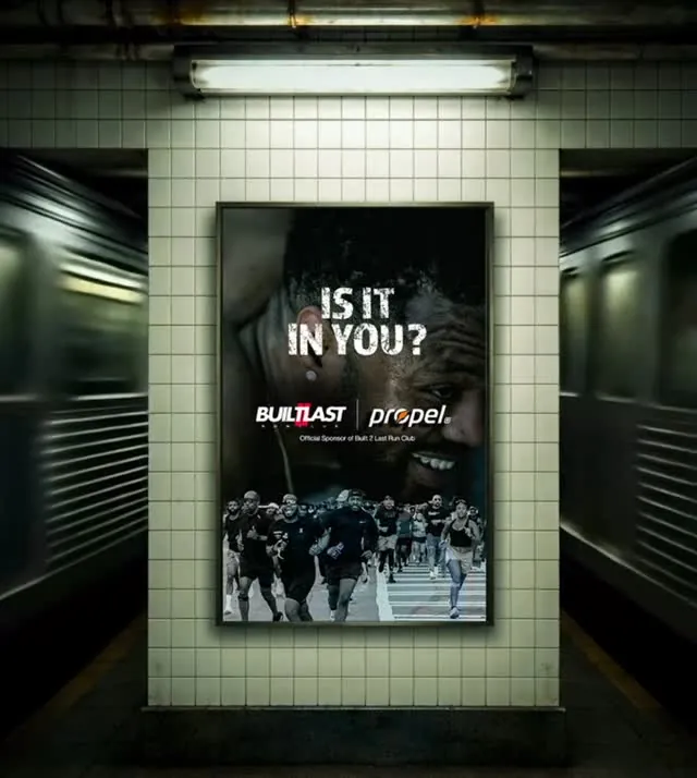 A subway poster reading Is it in you