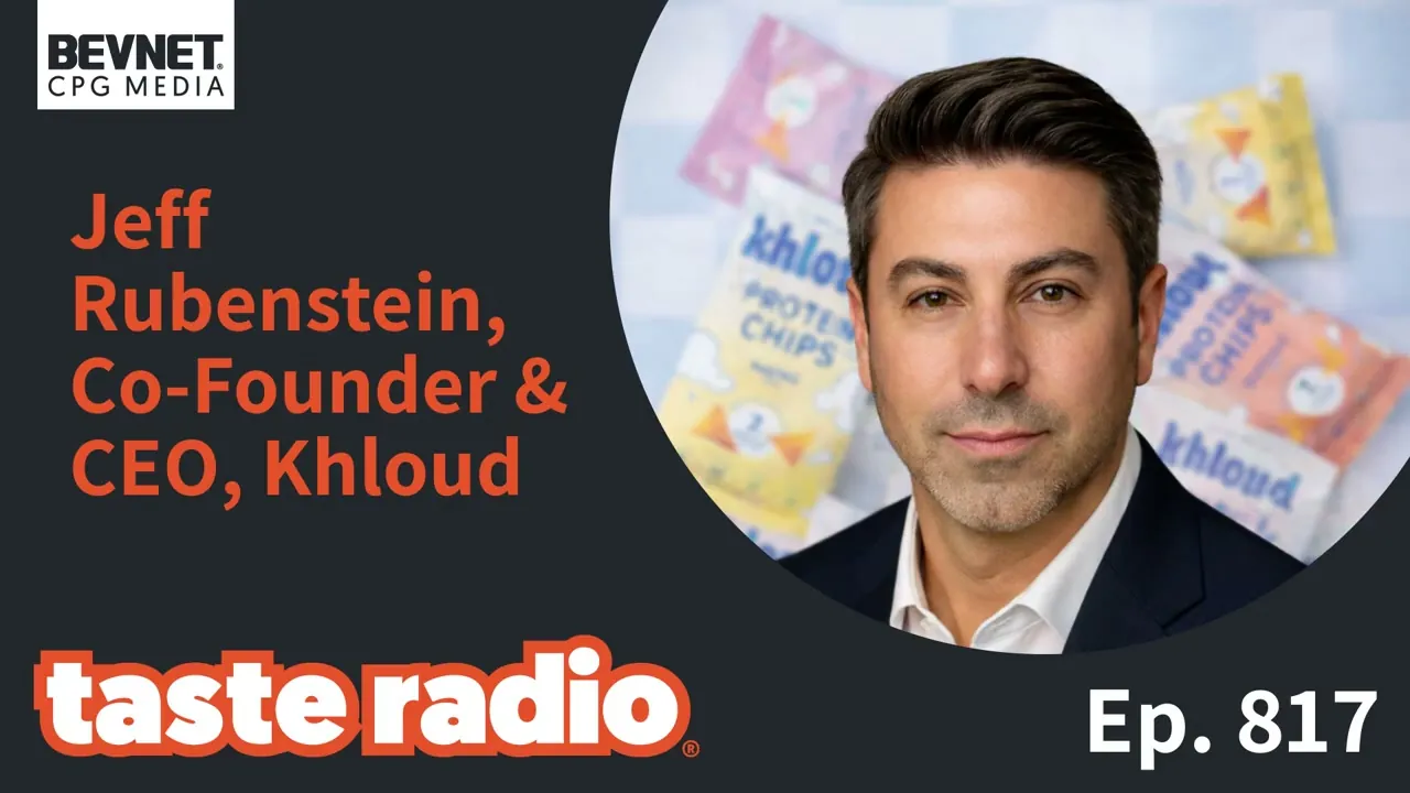 Taste Radio episode cover with Khloud co-founder and CEO Jeff Rubenstein