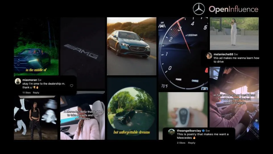 Mercedes-Benz Dream Days creator campaign