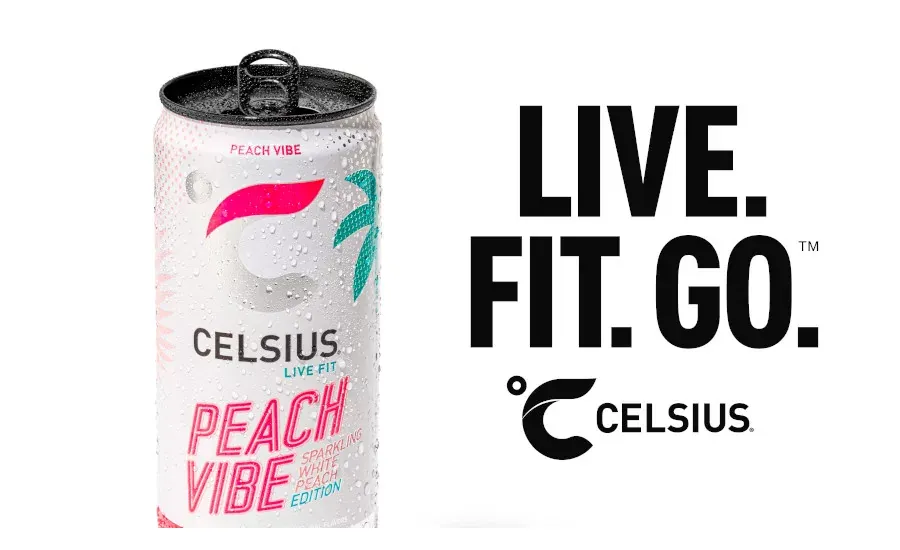 CELSIUS LIVE. FIT. GO. campaign creative