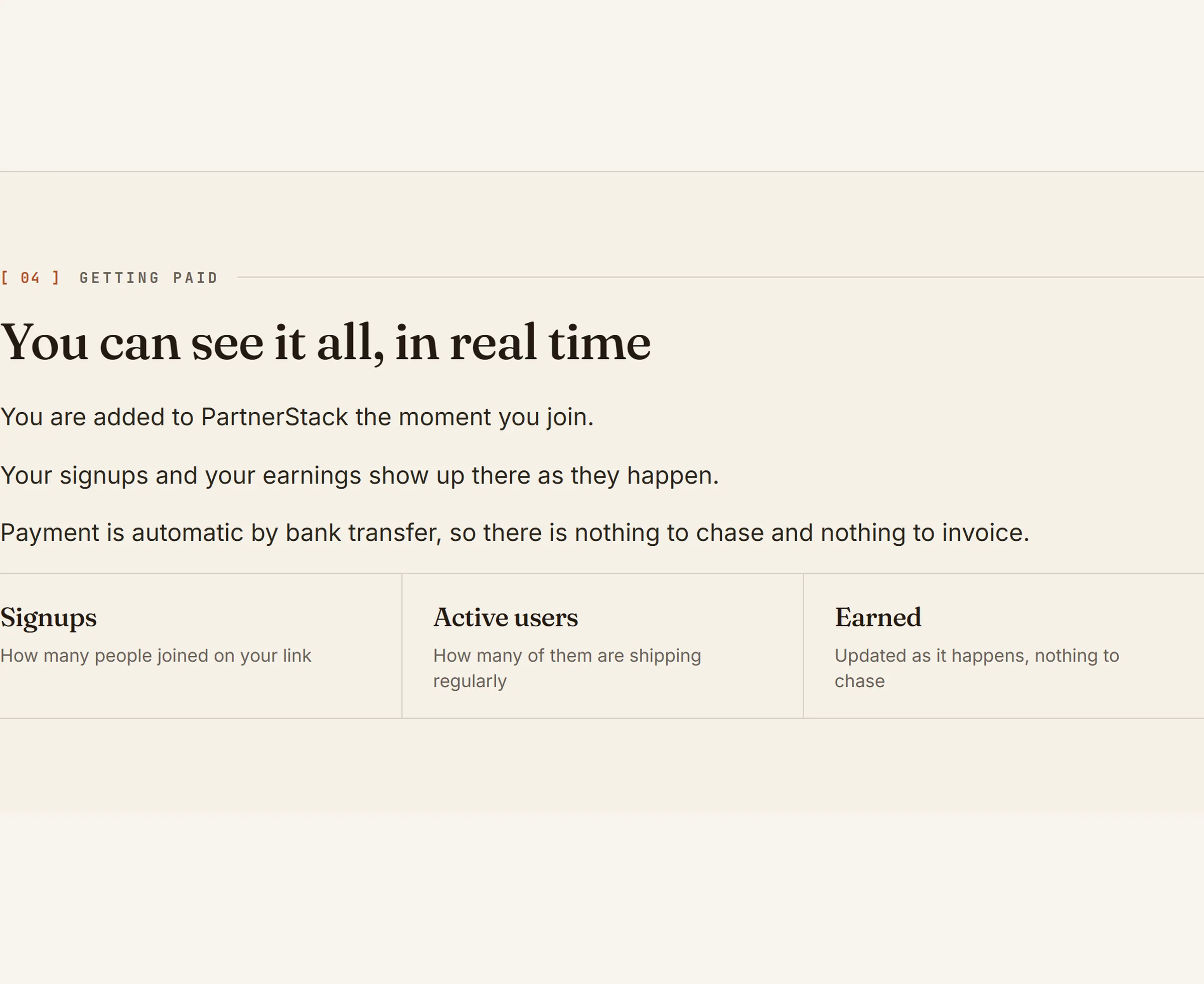 The creator pitch we built for Shippo, as it is live today, slide 5