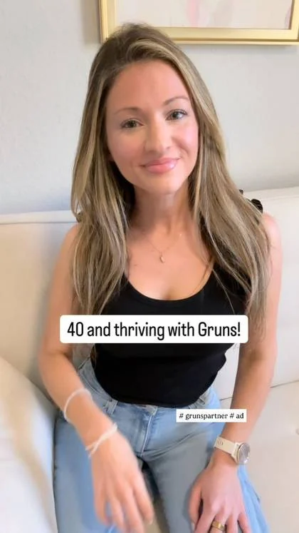 A creator&rsquo;s Grüns post tagged #grunspartner #ad